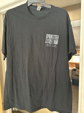 Gildan Black Springsteen E Street Band 2023 Tour Local Crew T-Shirt